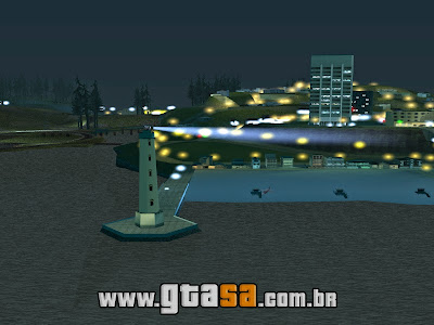 Mod Refletores no Farol e Piramide para GTA San Andreas